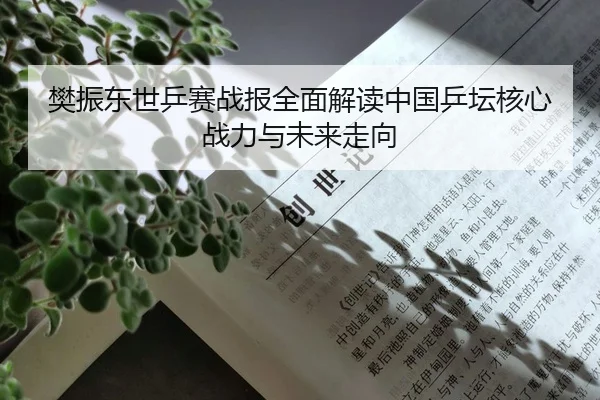 樊振东世乒赛战报全面解读中国乒坛核心战力与未来走向